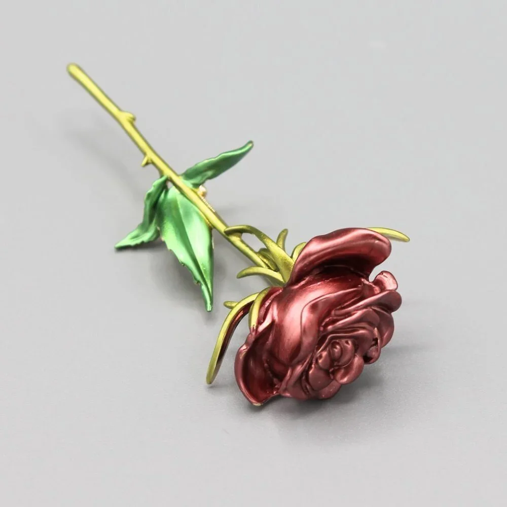 Jewelry pin brooch rose flower floral love beautiful fashion large new